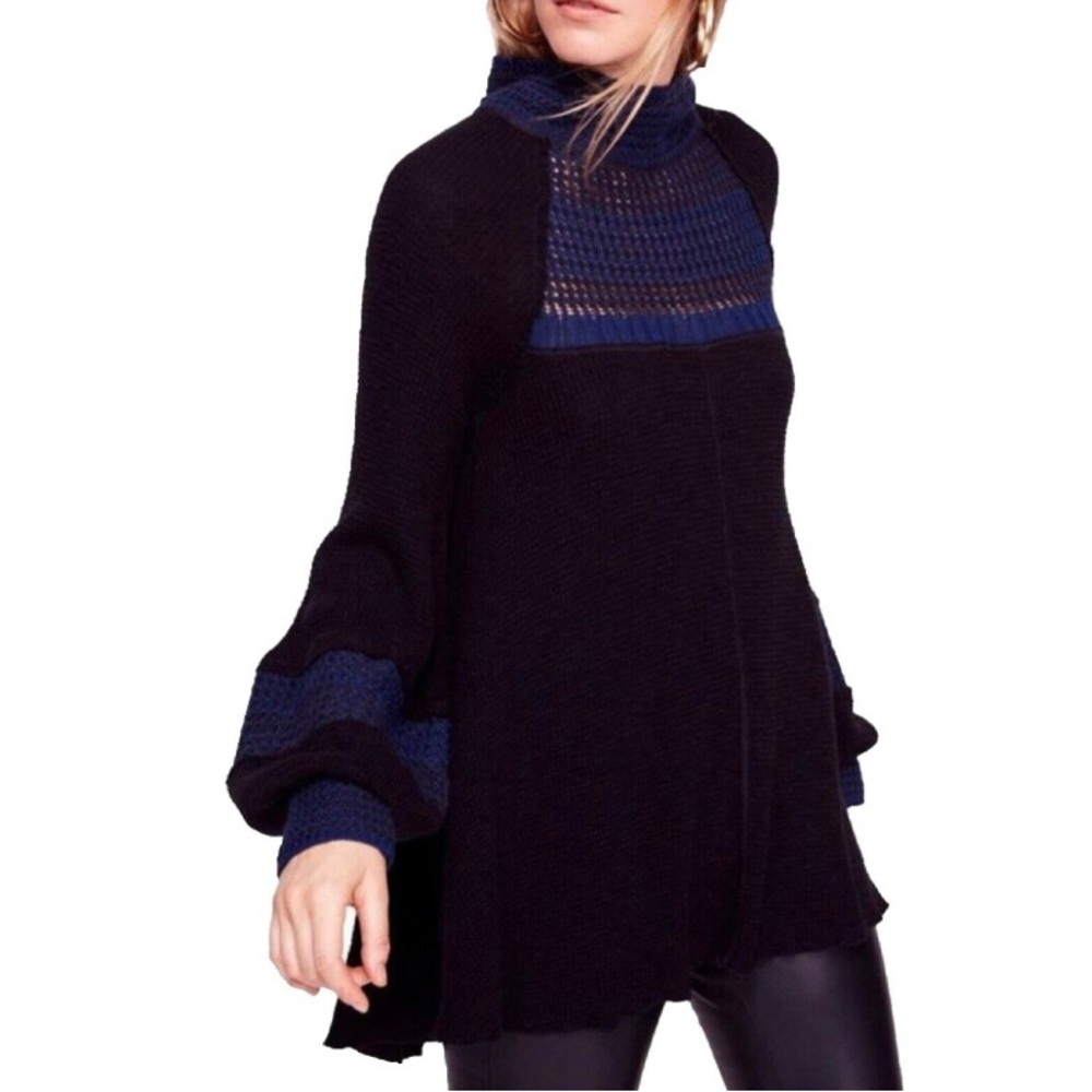 Free People Snow Day Thermal Mock Neck Top
